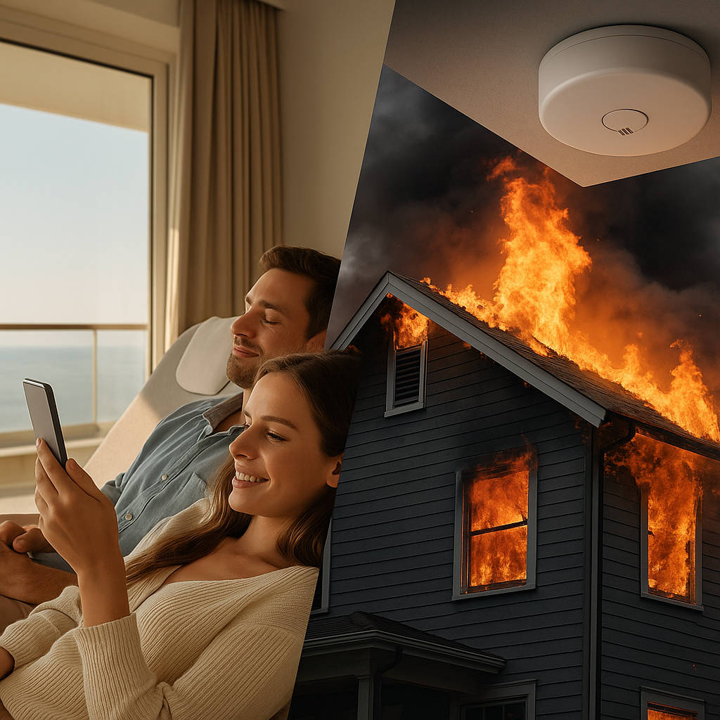 Urlop bez stresu - jak czujnik dymu zadba o Twój dom, kiedy Ty leżysz na hamaku?